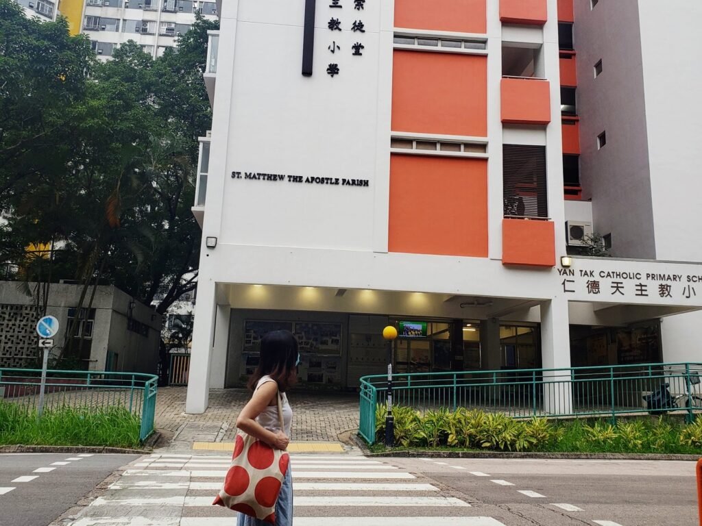 送上一張我趁 2020 年疫情時,站在屯門曾就讀的小學門前拍照乙張。
