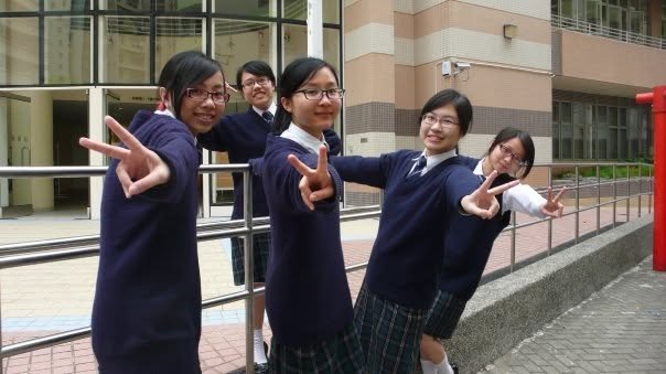 2009 年拍攝的中七 last day 照片,當時真是很純真很快樂啊。